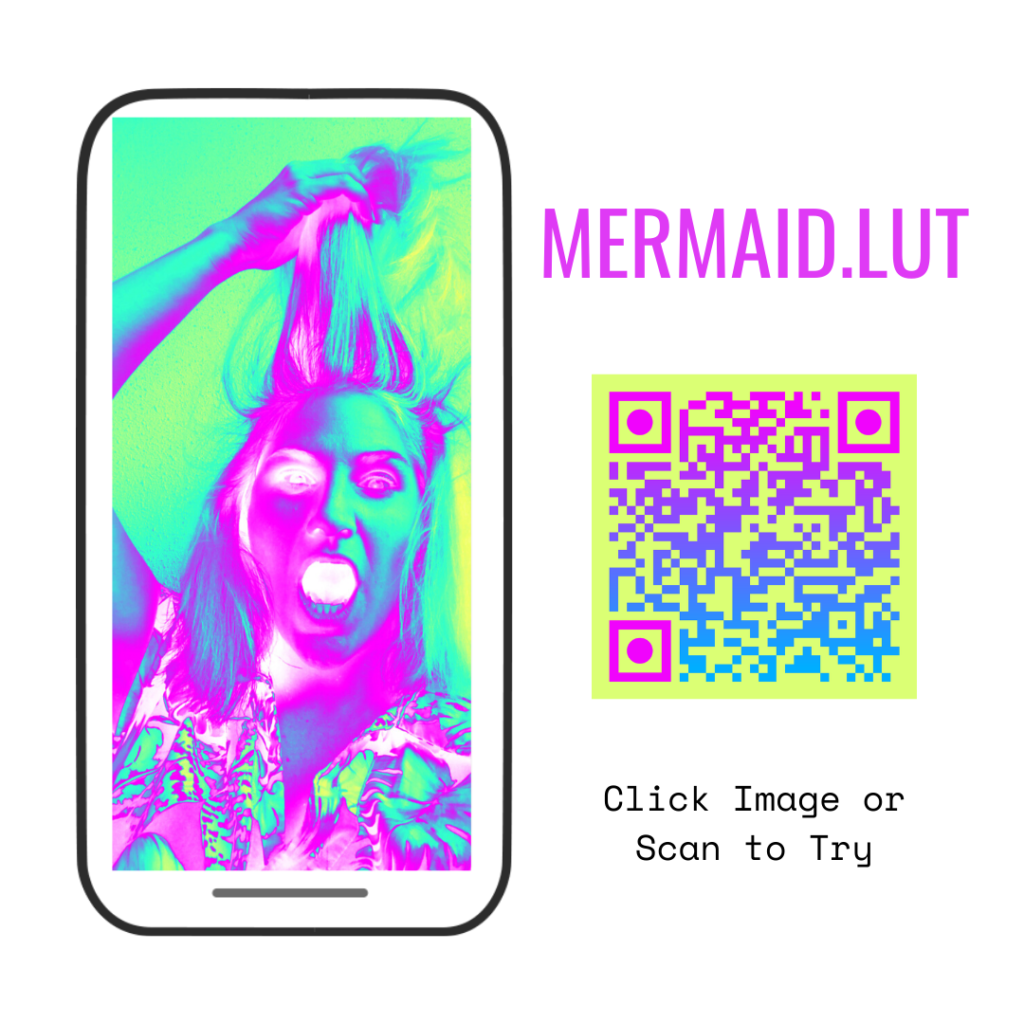 design of augmented reality mermaid lut